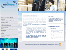 Tablet Screenshot of defis-logistiques-champagne-ardenne.com